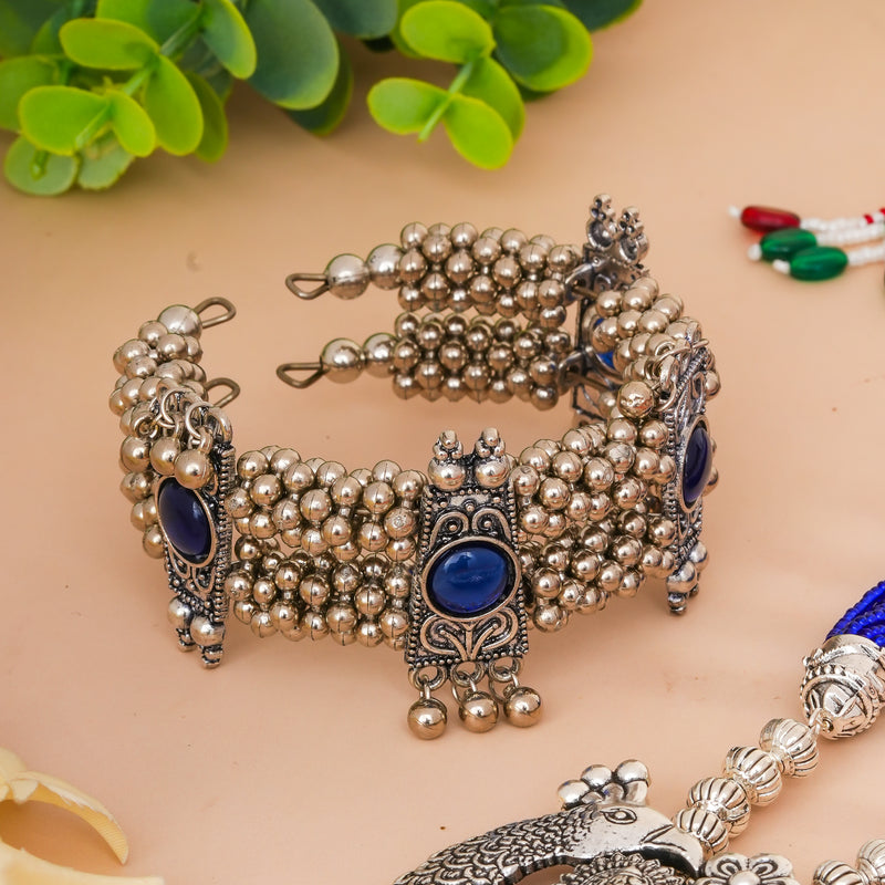 Brass Silver Jewel Set