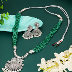 Brass Silver Jewel Set