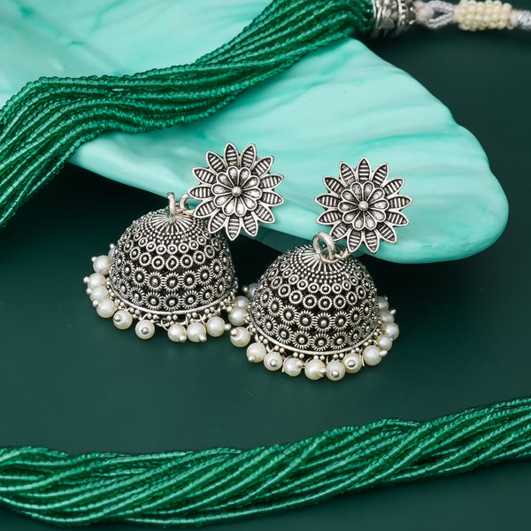 Brass Silver Jewel Set