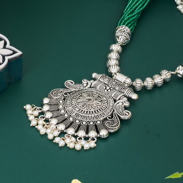 Brass Silver Jewel Set