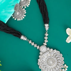 Brass Silver Jewel Set