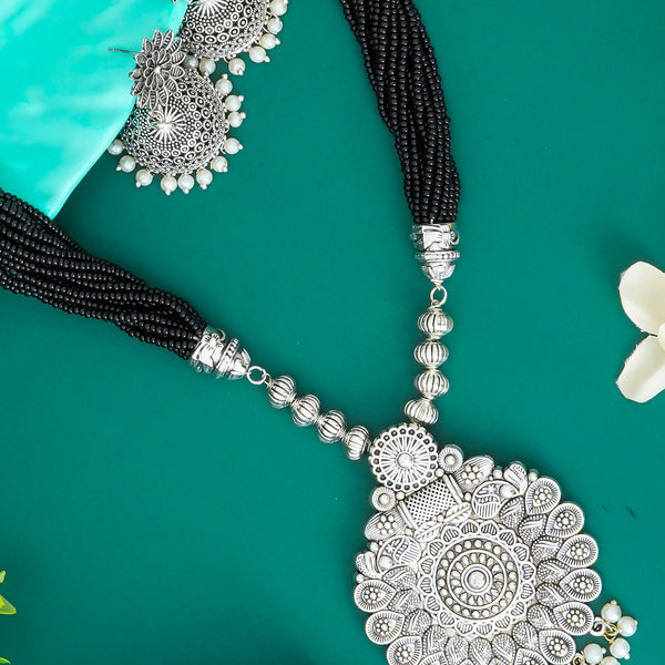 Brass Silver Jewel Set