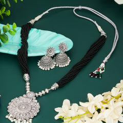 Brass Silver Jewel Set