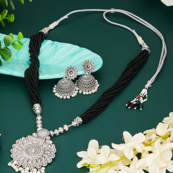 Brass Silver Jewel Set