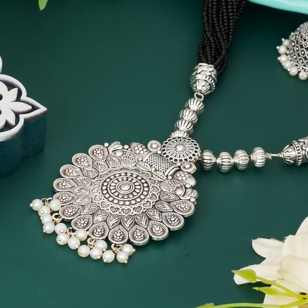 Brass Silver Jewel Set