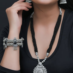 Brass Silver Jewel Set