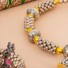 Brass Silver Jewel Set