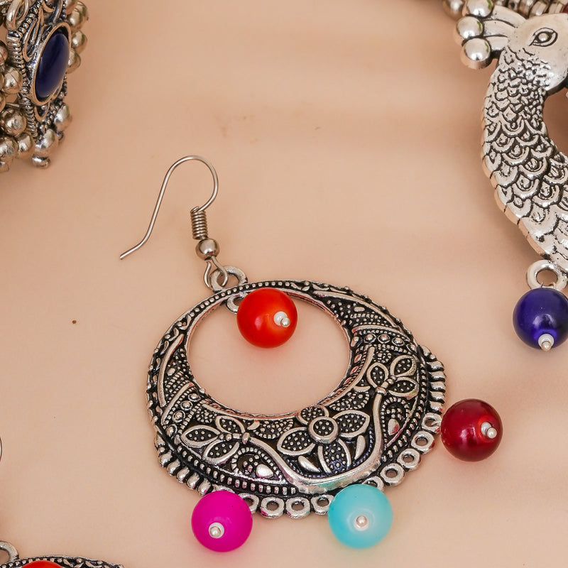 Brass Silver Jewel Set