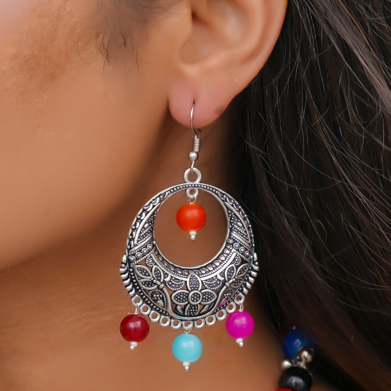 Brass Silver Jewel Set