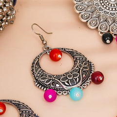 Brass Silver Jewel Set