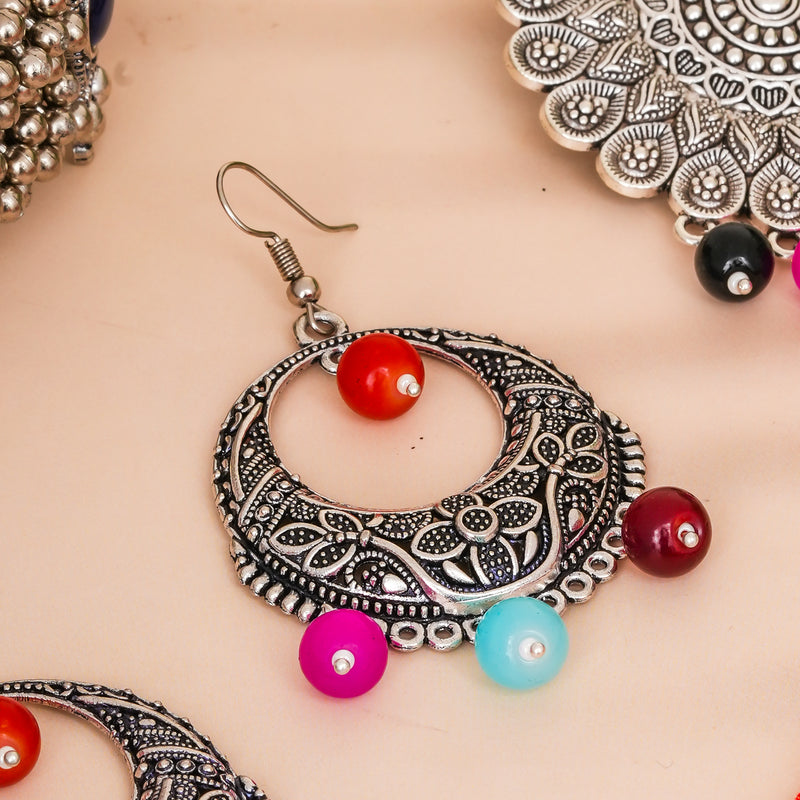 Brass Silver Jewel Set