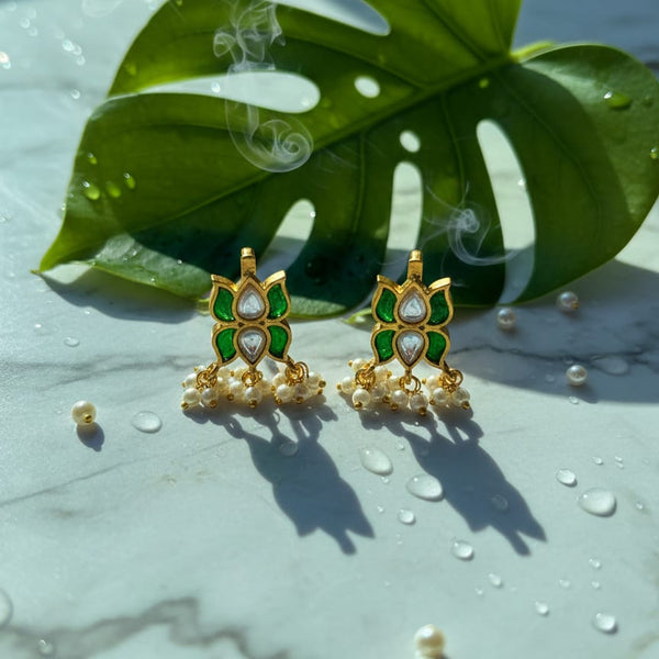 Jadau Kundan Bugadi Earrings - Exquisite Elegance