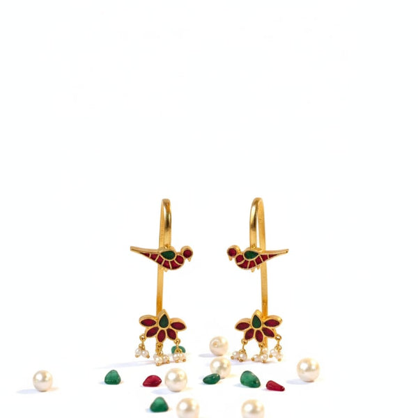 Jadau Earcuff Earrings