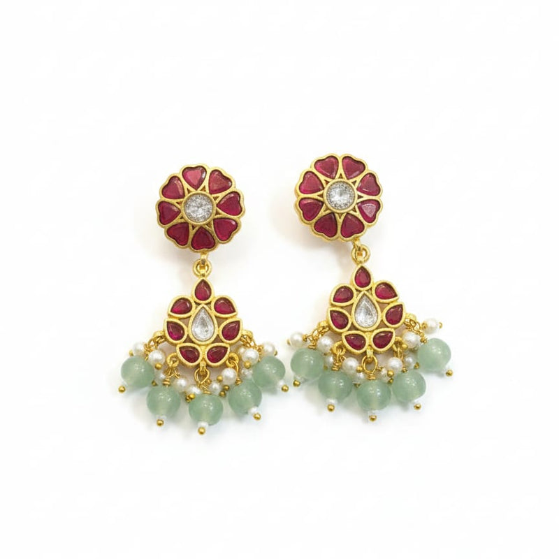 Exquisite Kundan Jhumkas for Celebrations & Weddings