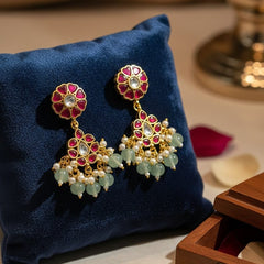 Exquisite Kundan Jhumkas for Celebrations & Weddings